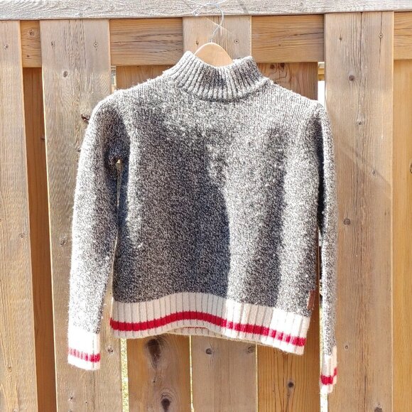 Women's ROOTS Cozy Cabin Collection Sweater Size Small WOOL Sweater Long Sleeve - Picture 1 of 7